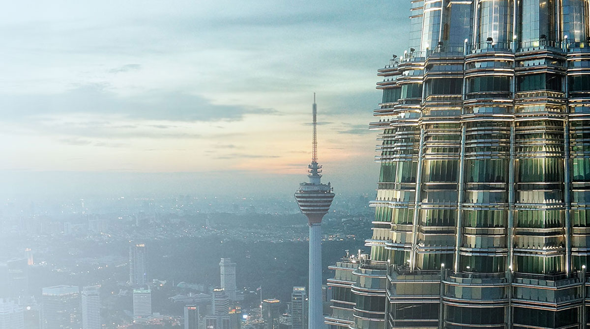 Kuala Lumpur cityscape at night