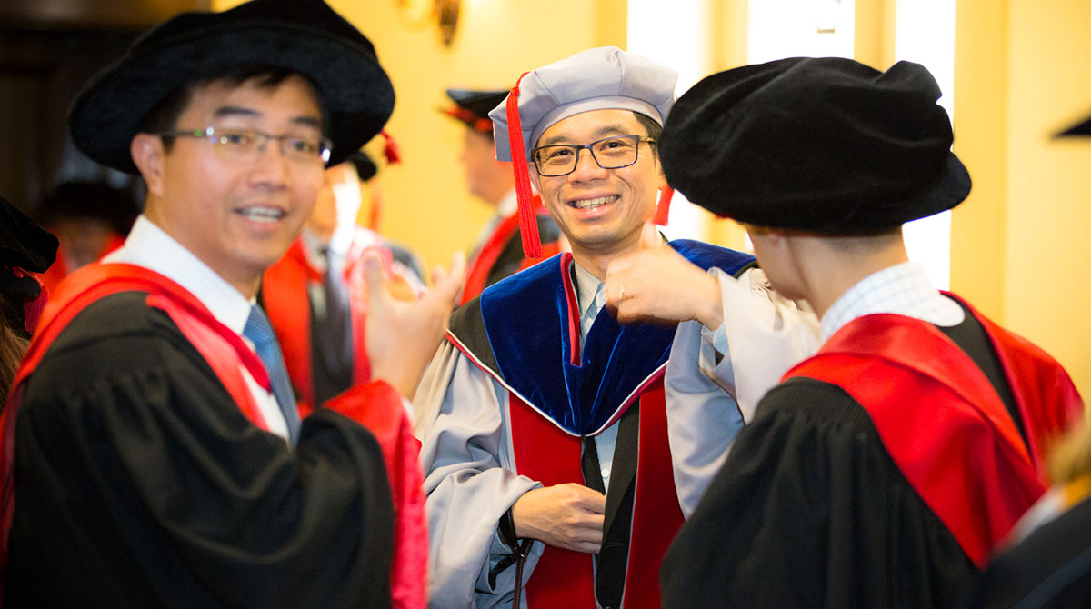 Students graduating
