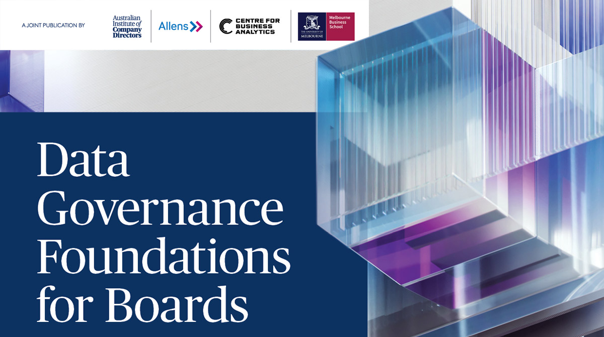 Data Governance Foundations for Boards