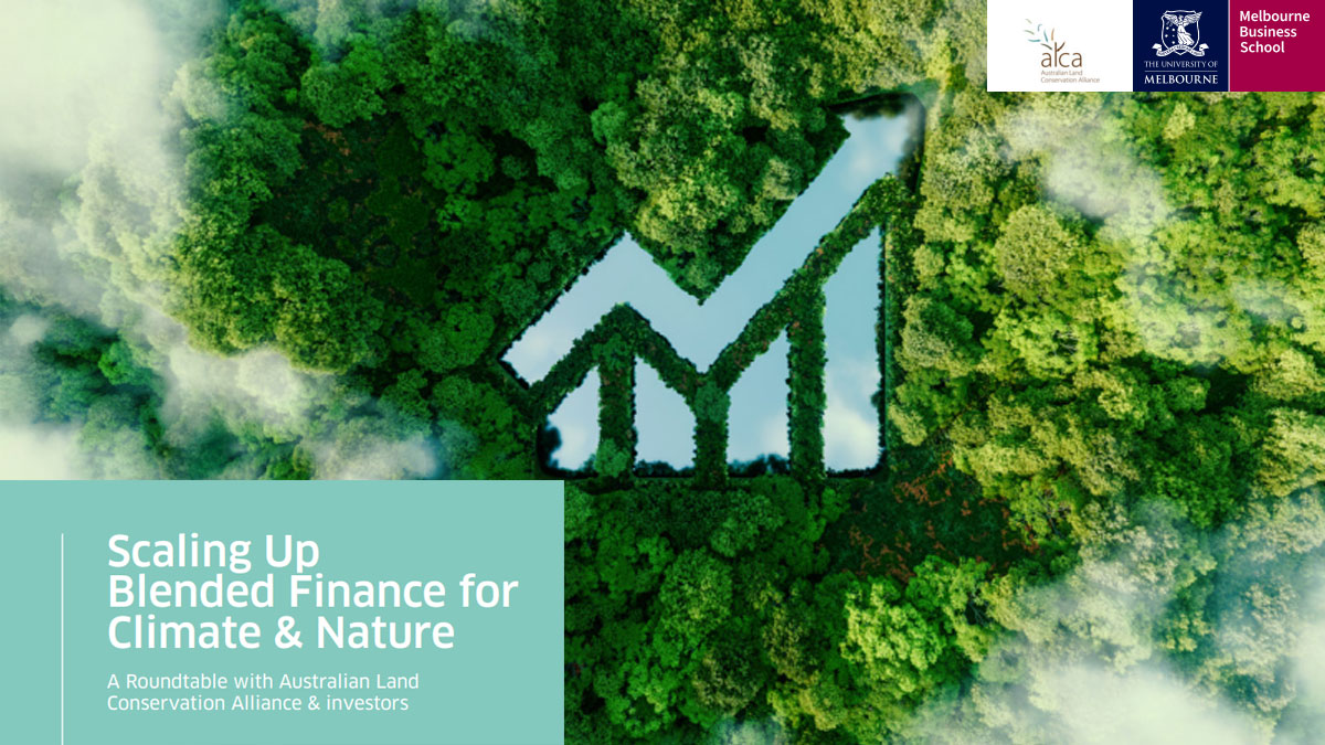 The Scaling Up Blended Finance for Climate and Nature Roundtable is the fourth in a series of high-level Roundtables hosted by Sustainable Value Creation at Melbourne Business School to help accelerate finance from all sources into the climate transition in Australia and our region.