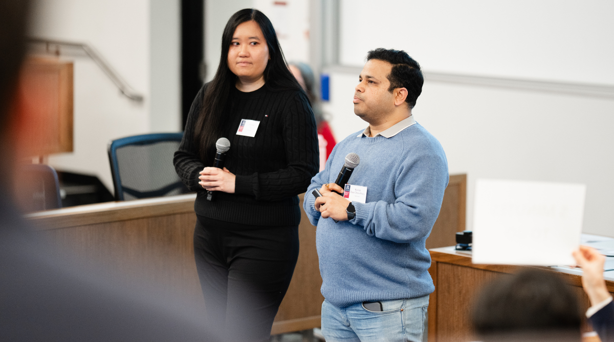 presenting at Melbourne Business School 