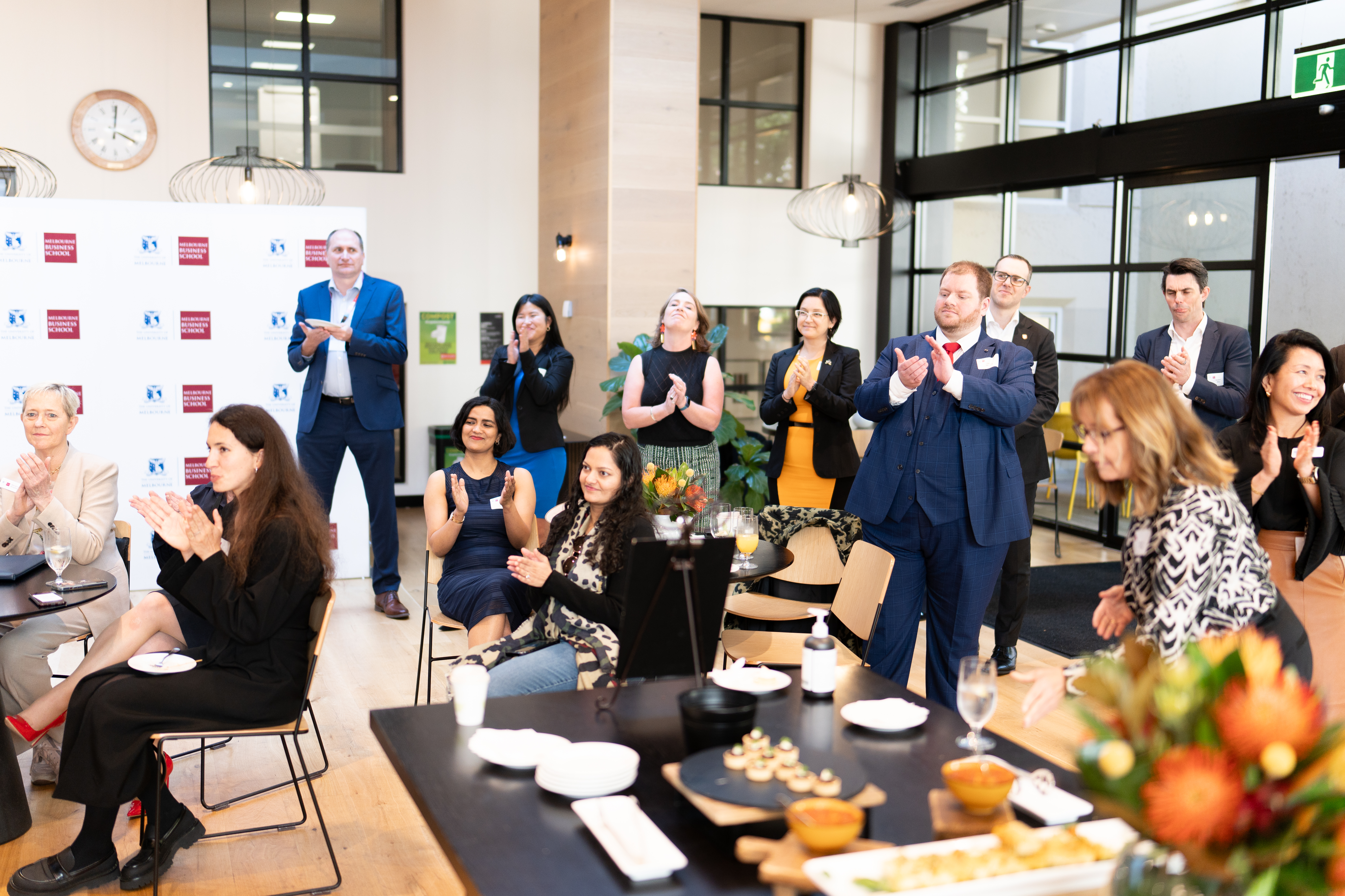 Students at the Celebrating Excellence award ceremony at Melbourne Business School