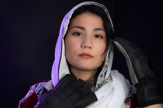 Fatima Yousufi has been the captain and goalkeeper for the Afghanistan women’s soccer team since 2017.