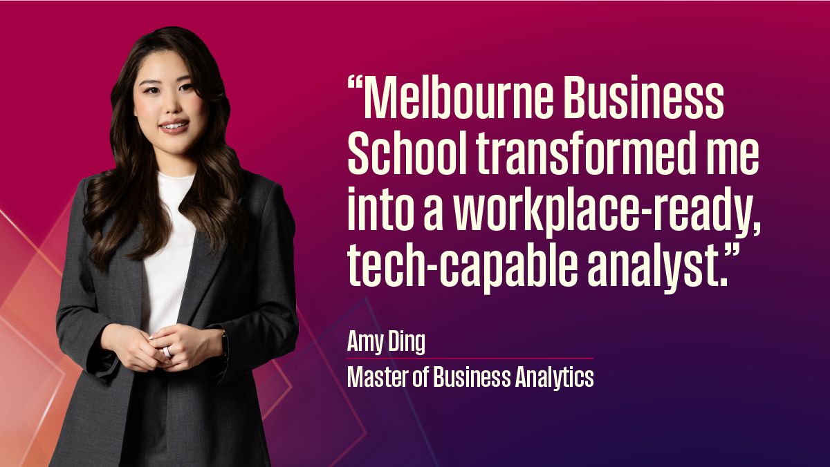 Amy Ding | Melbourne Business School