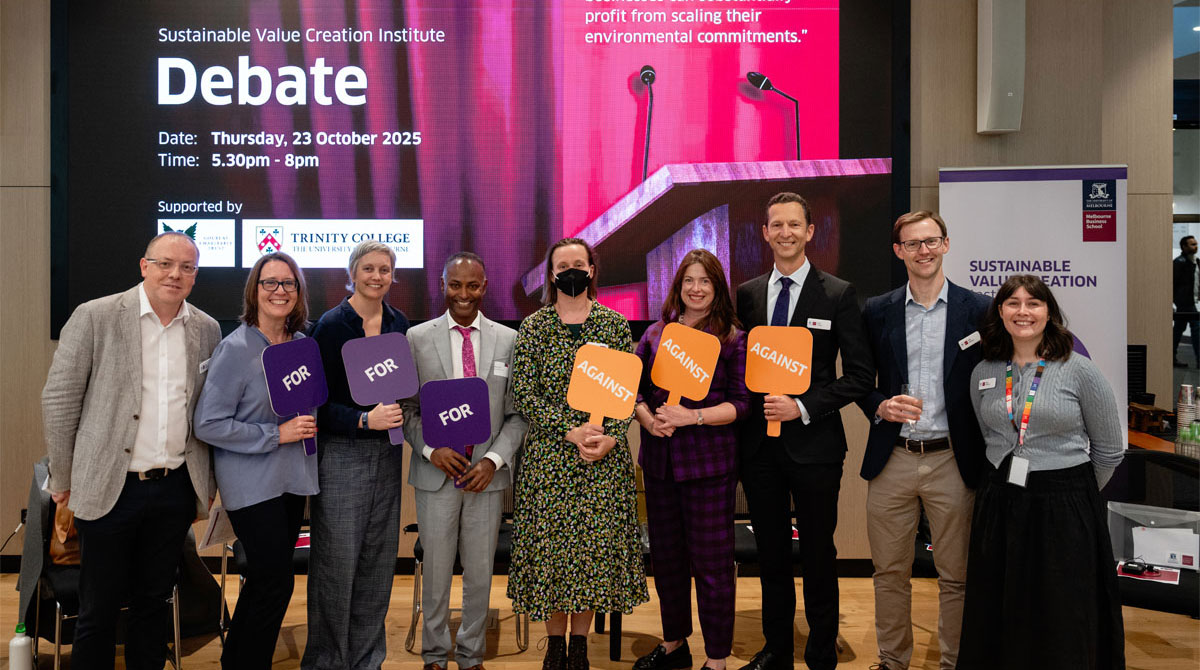 Melbourne Business School Debate