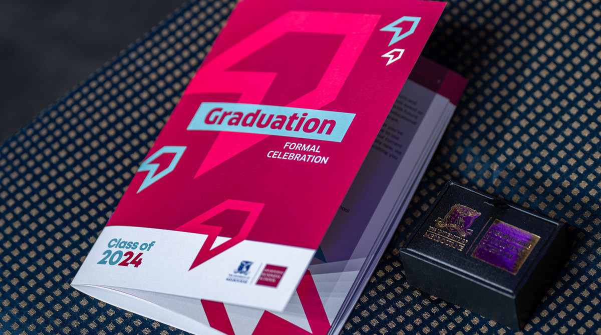 Melbourne Business School Graduation 2024