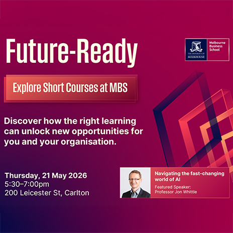 Short Courses | Melbourne Business School