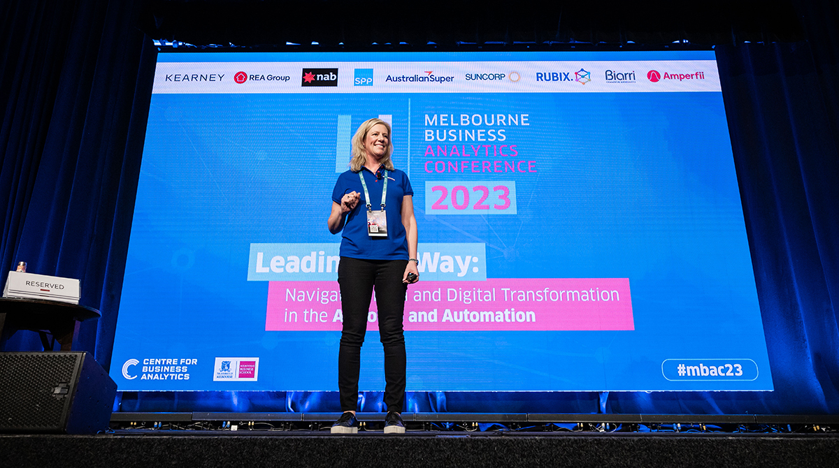 Melbourne Business Analytics 2023, Sarah Hunter, CEO of Officeworks