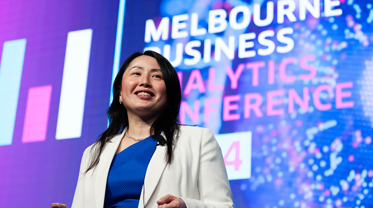 Anita Arbogast at the Melbourne Business Analytics Conference 24