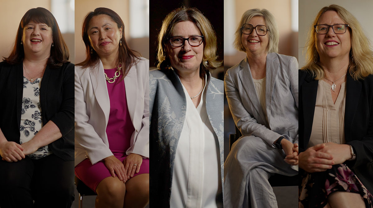 Jody Evans, Anita Arbogast, Jenny George, Libby Ward-Christie, Tava Olsen
