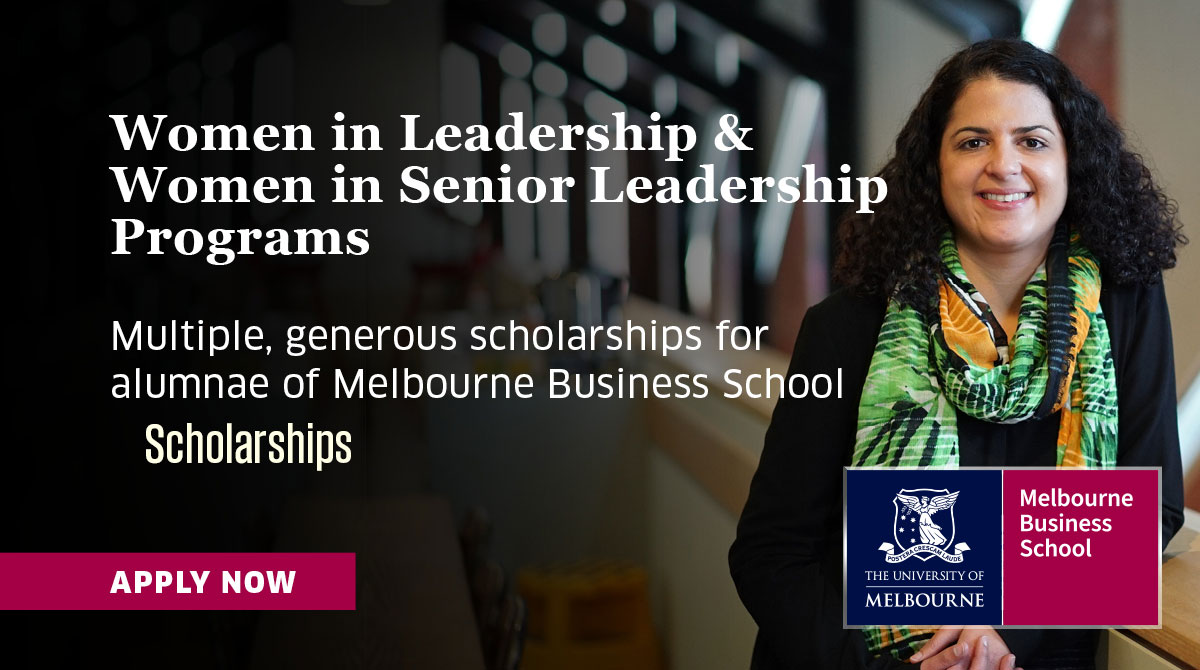 Women in Leadership Fund | Melbourne Business School